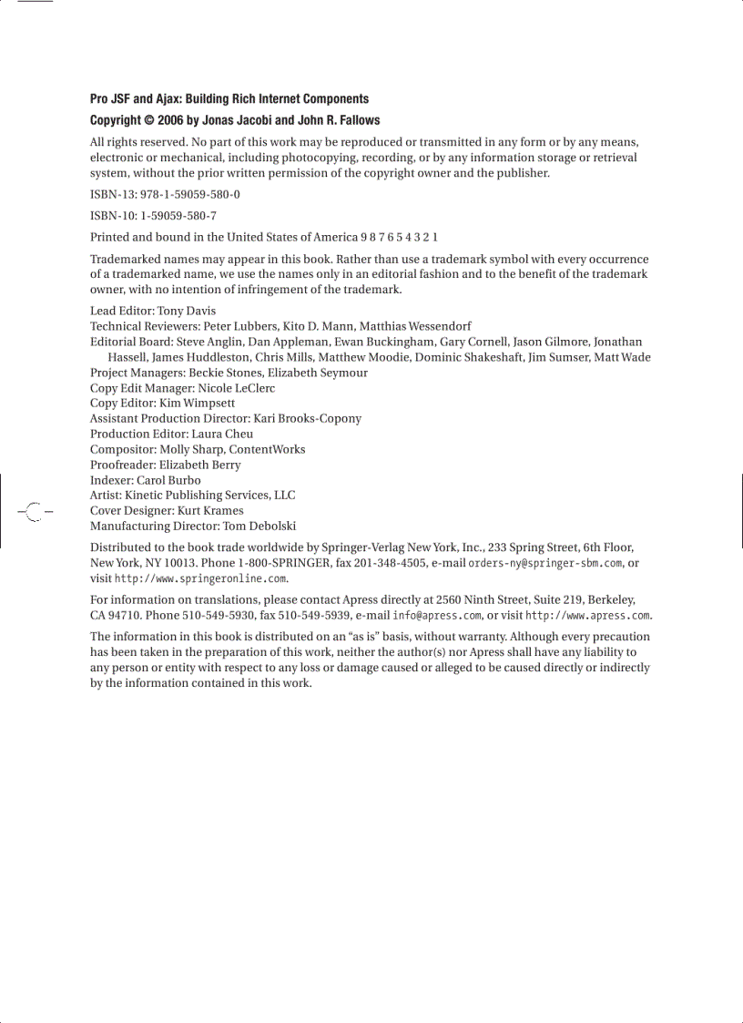 image for page Pro JSF and Ajax Building Rich Internet Components