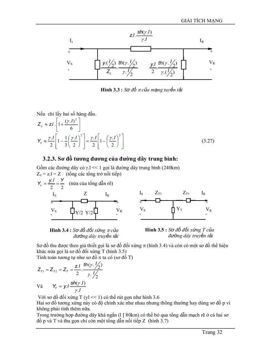 Mô hình hóa các phần tử trong hệ thống điện