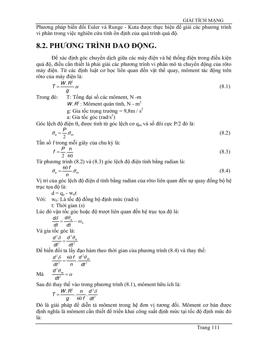 image for page Nghiên cứu tính ổn định của quá trình quá độ