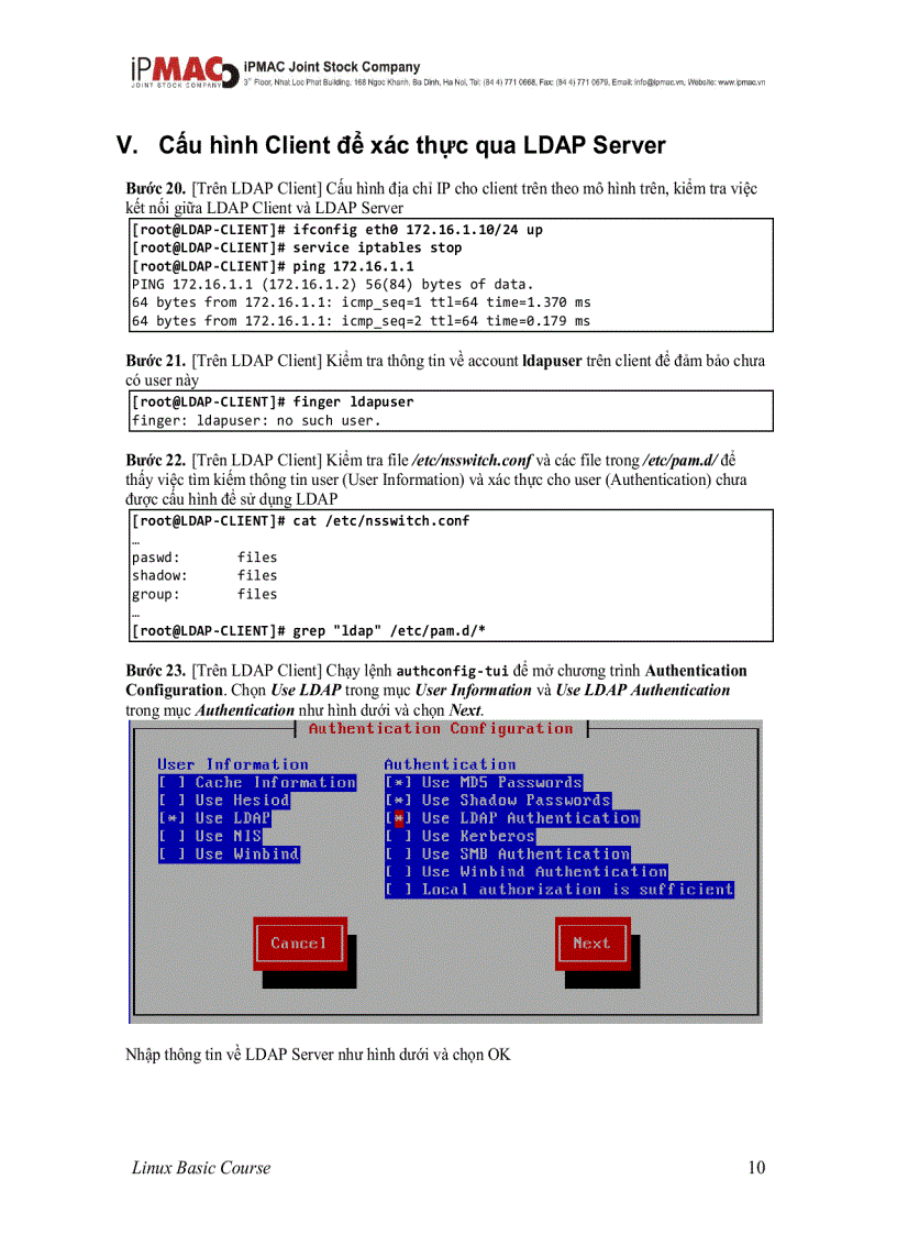 image for page Cài đặt và cấu hình OpenLDAP PAM