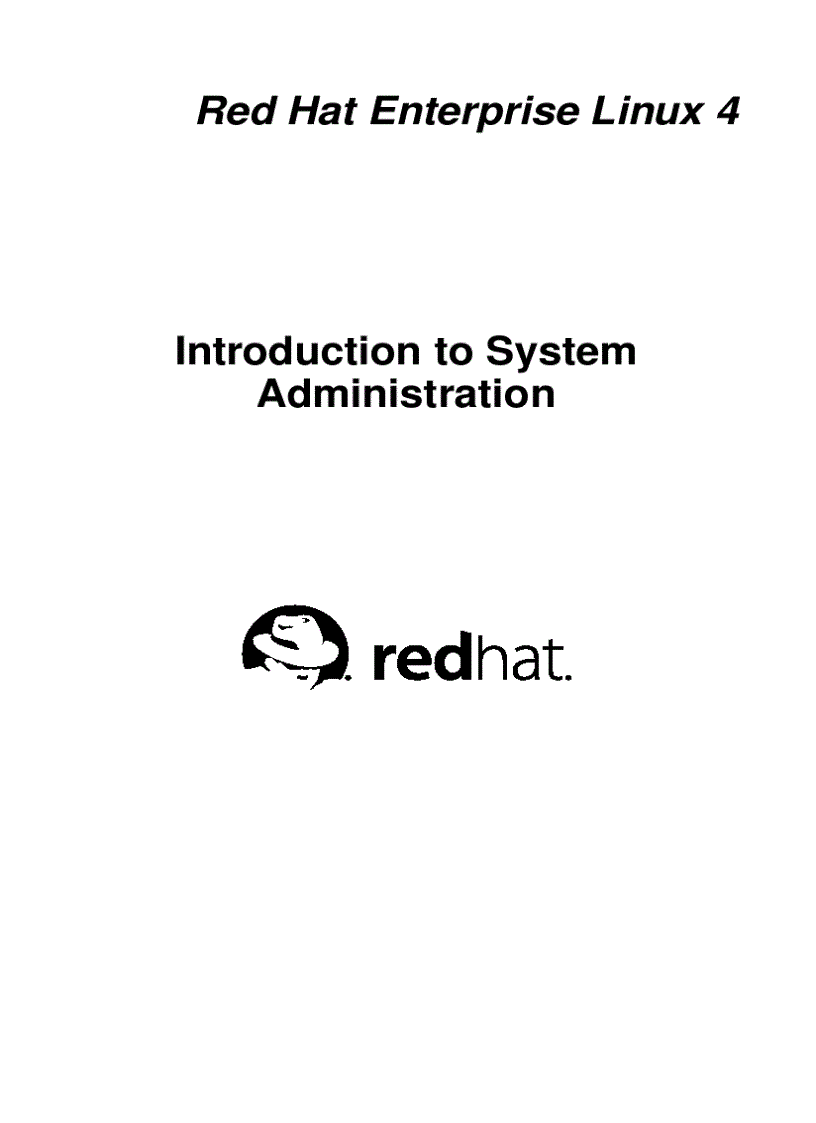image for page Introduction to System Administration