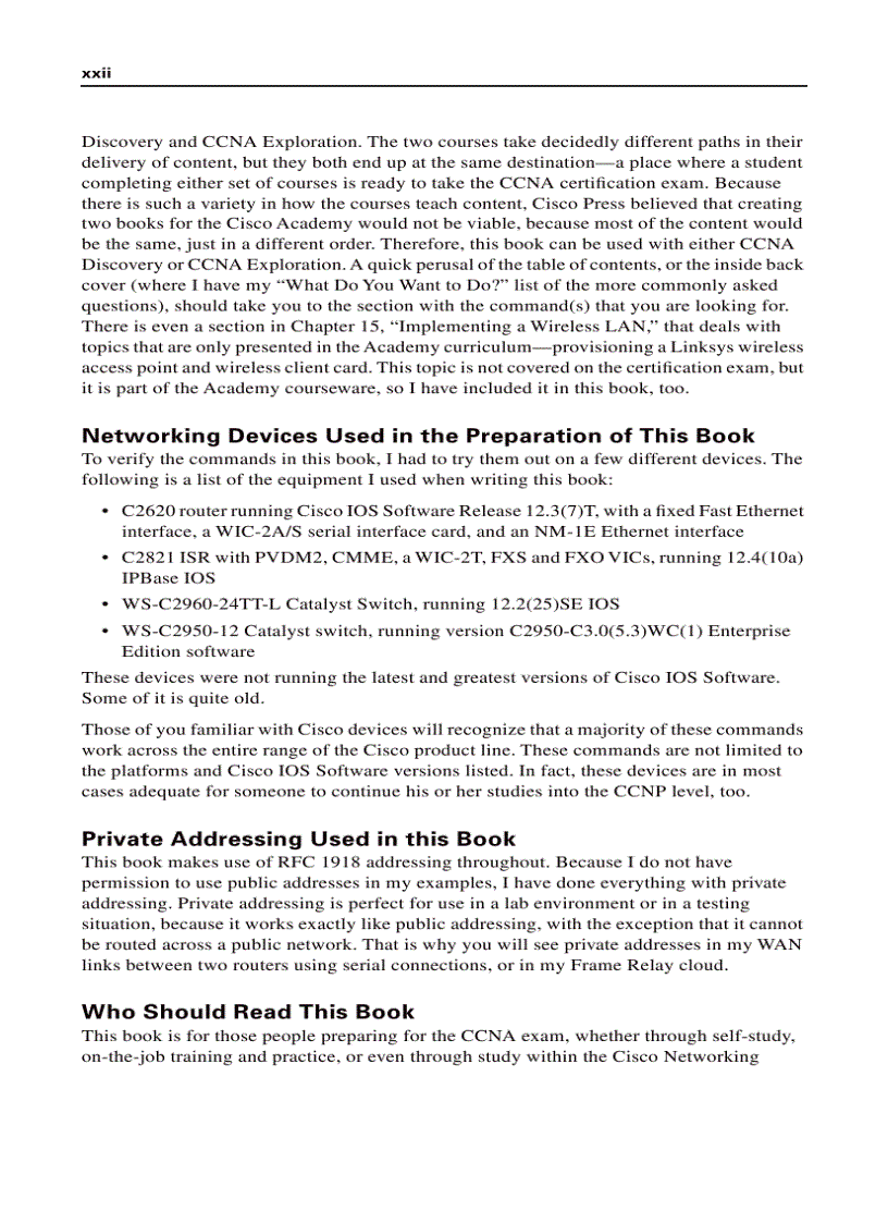 image for page CCNA Portable Command Guide Second Edition