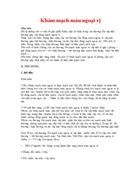 Khám mạch máu ngoại vi