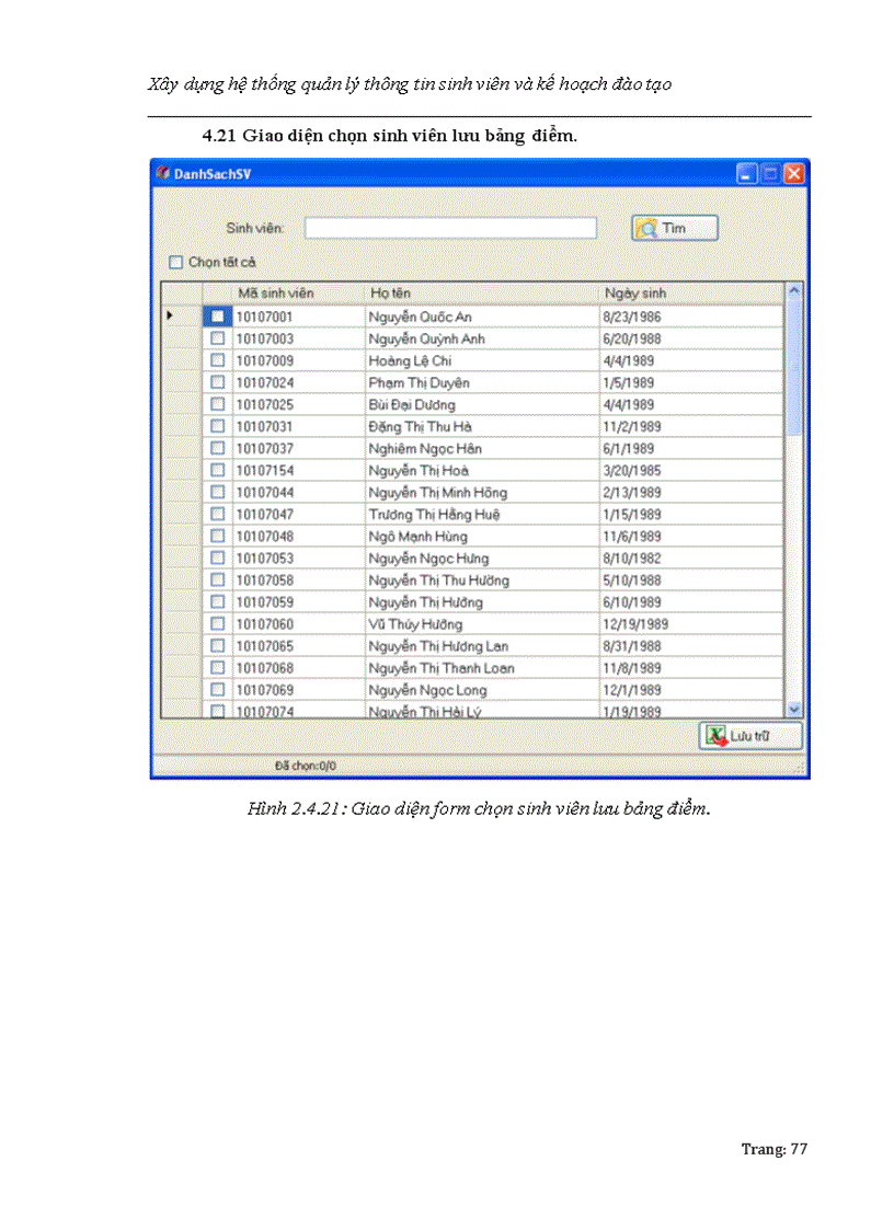 image for page Xây dựng hệ thống quản lý thông tin sinh viên và kế hoạch đào tạo