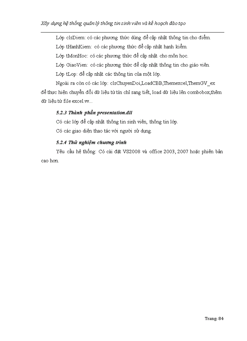 image for page Xây dựng hệ thống quản lý thông tin sinh viên và kế hoạch đào tạo