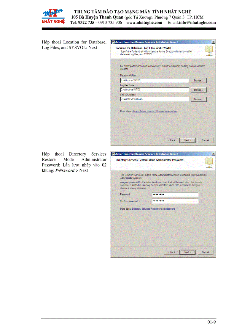 image for page Xây dựng Domain Controller tích hợp DSN server
