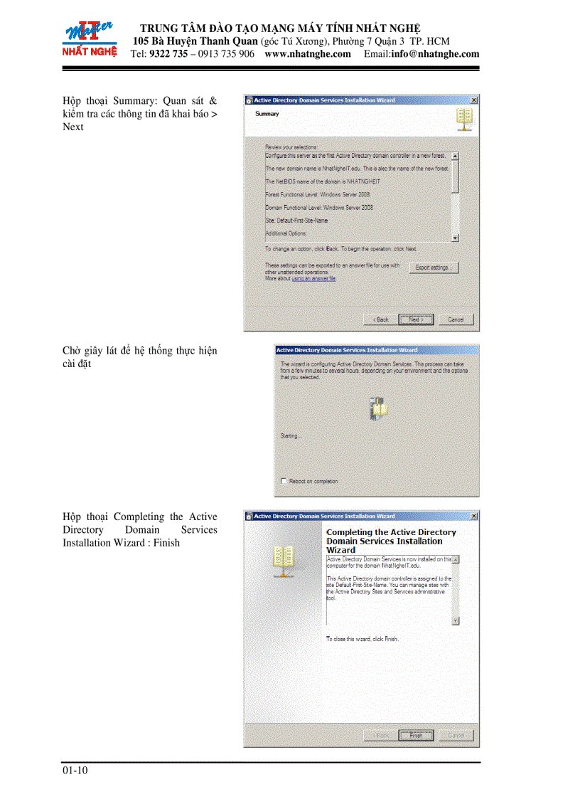 image for page Xây dựng Domain Controller tích hợp DSN server