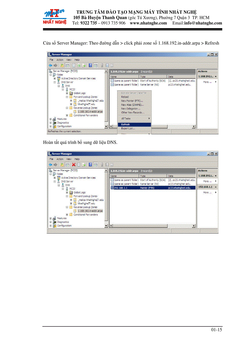 image for page Xây dựng Domain Controller tích hợp DSN server