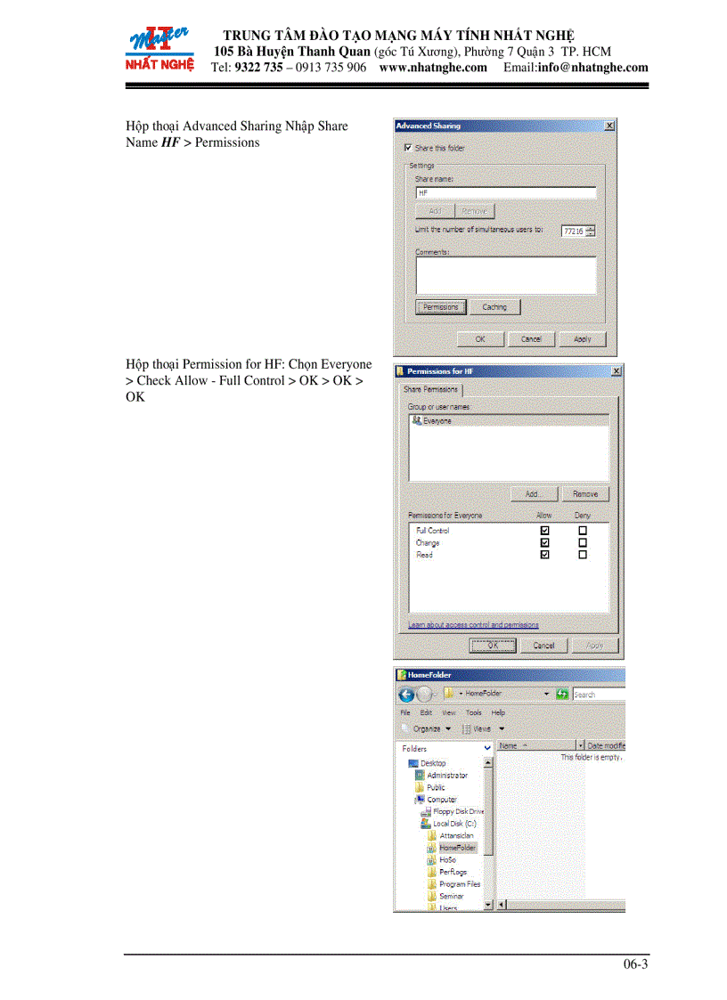 image for page Tạo Home Folder cho 01 user