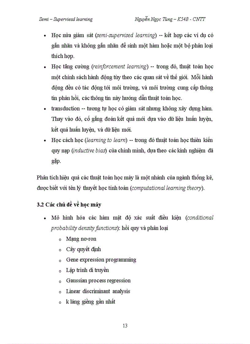 image for page Semi supervised learning