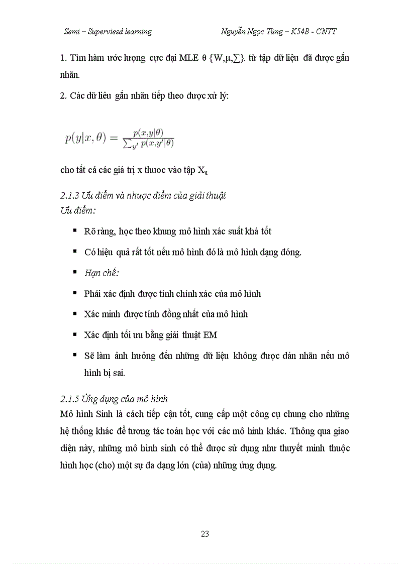 image for page Semi supervised learning