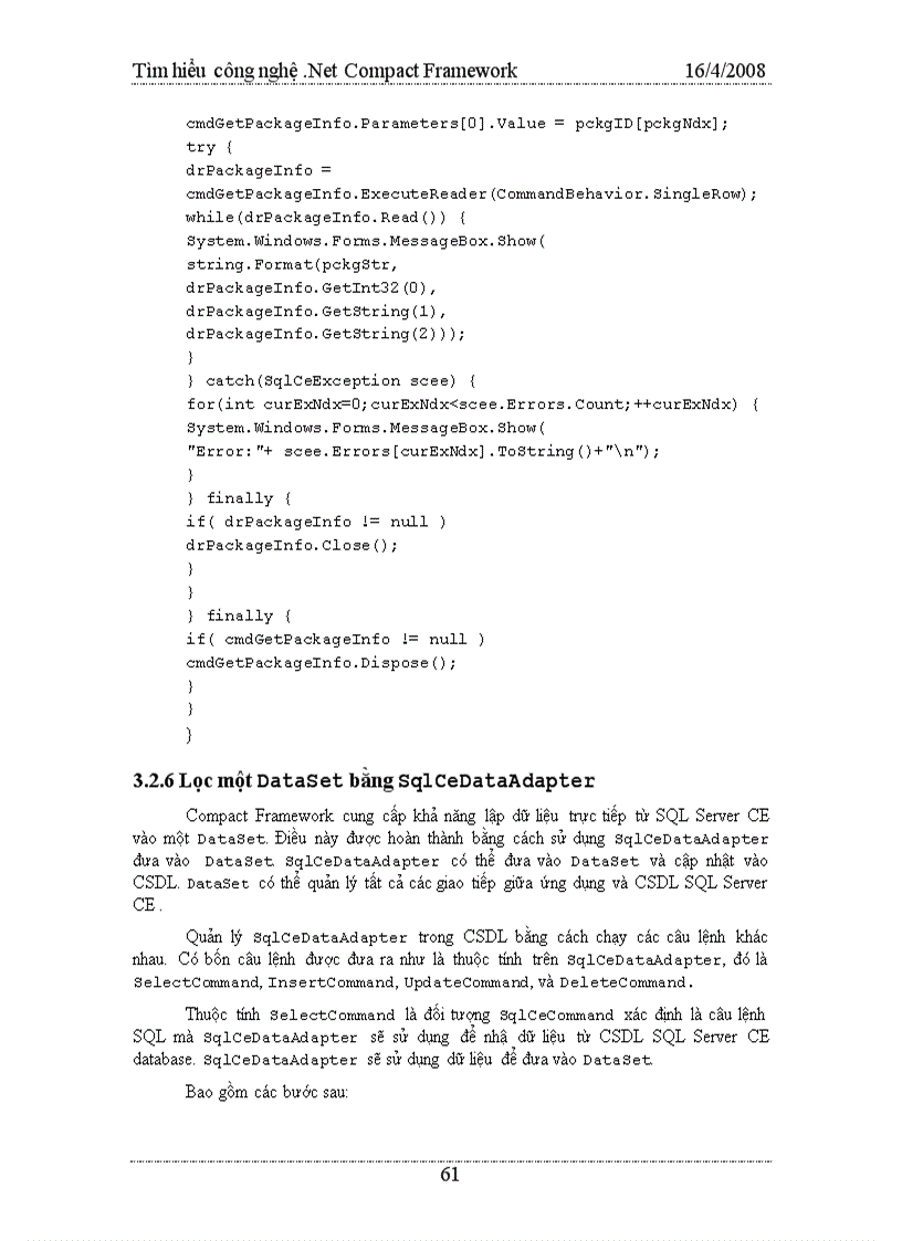 image for page Công nghệ Net Compact Framework