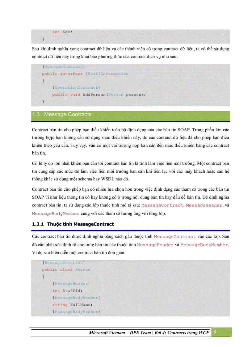 image for page Lập trình với các contracts trong Windows Communication Foundation