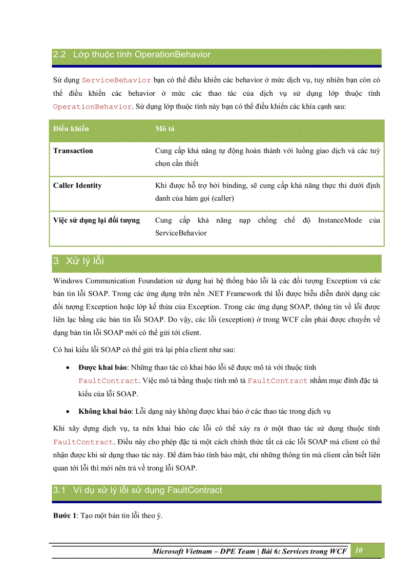 image for page Tổng quan các kiểu dịch vụ trong WINDOWS COMMUNICATION FOUNDATION
