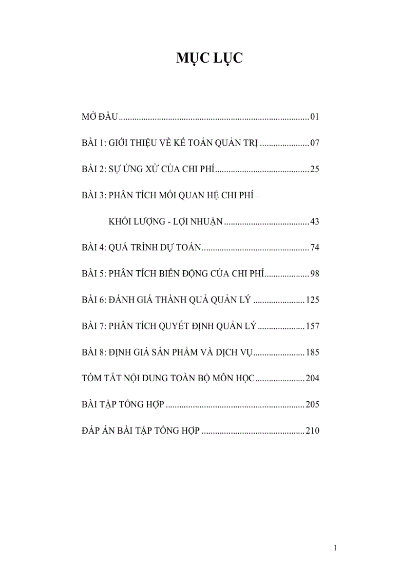 image for page Tài liệu hướng dẫn học tập kế toán quản trị