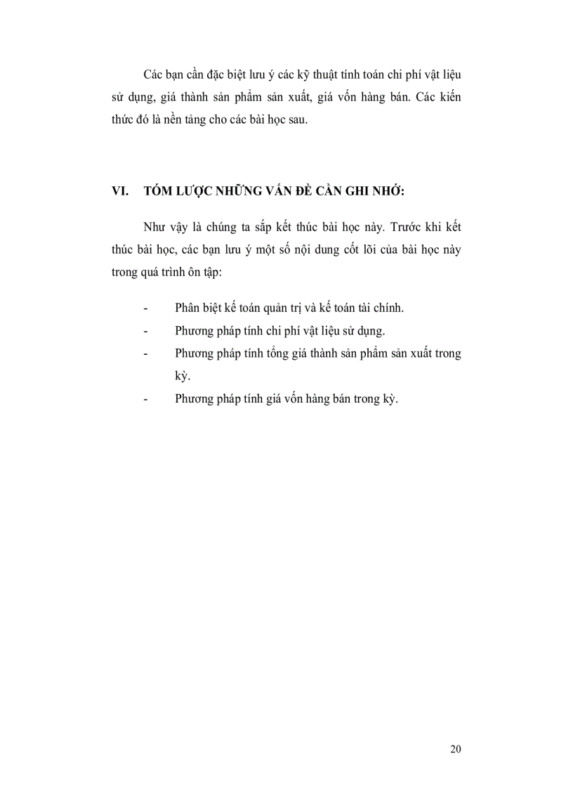 image for page Tài liệu hướng dẫn học tập kế toán quản trị