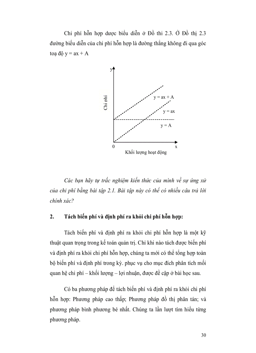 image for page Tài liệu hướng dẫn học tập kế toán quản trị
