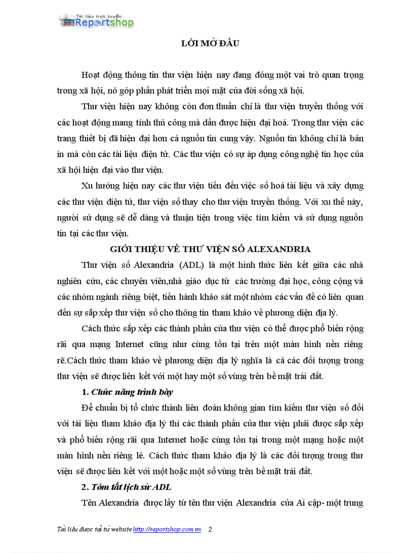 image for page Giới thiệu về thư viện số alexandria