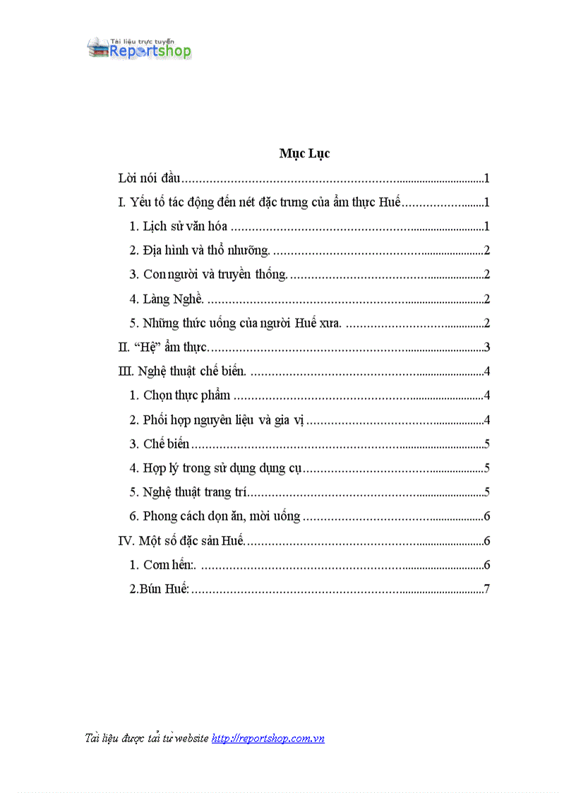 image for page Văn hóa ẩm thực huế