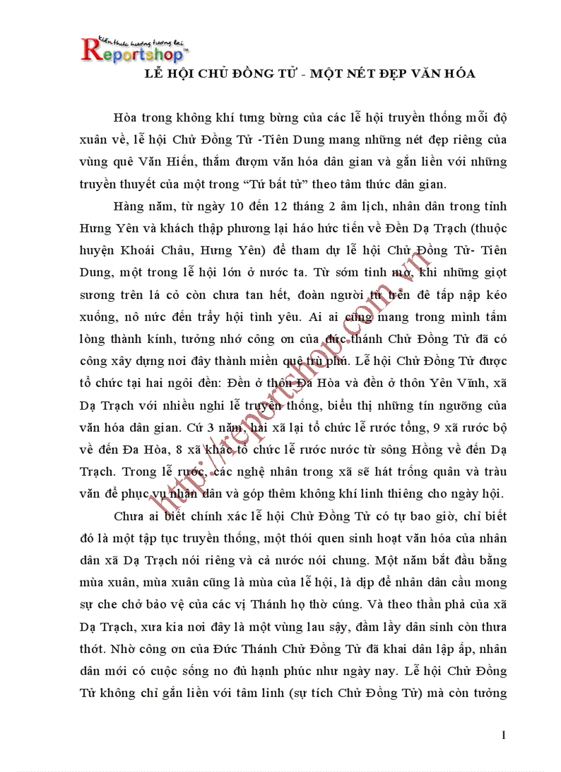 image for page Lễ hội chủ đồng tử một nét đẹp văn hóa