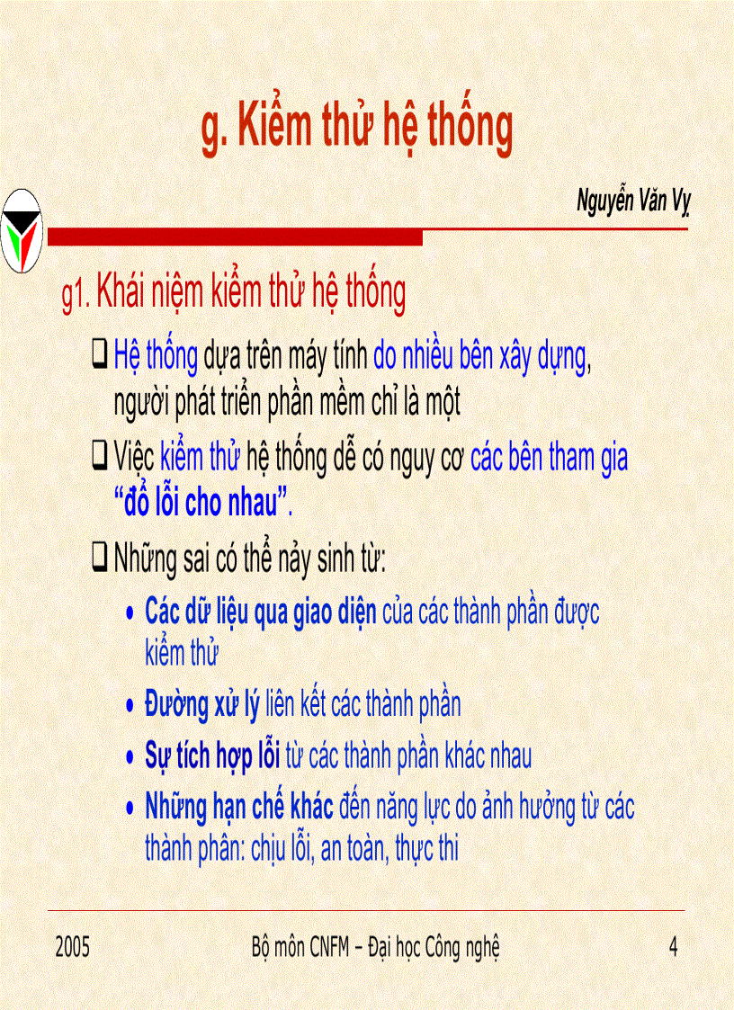 image for page Bảo đảm chất lượng phần mềm và kiểm thử