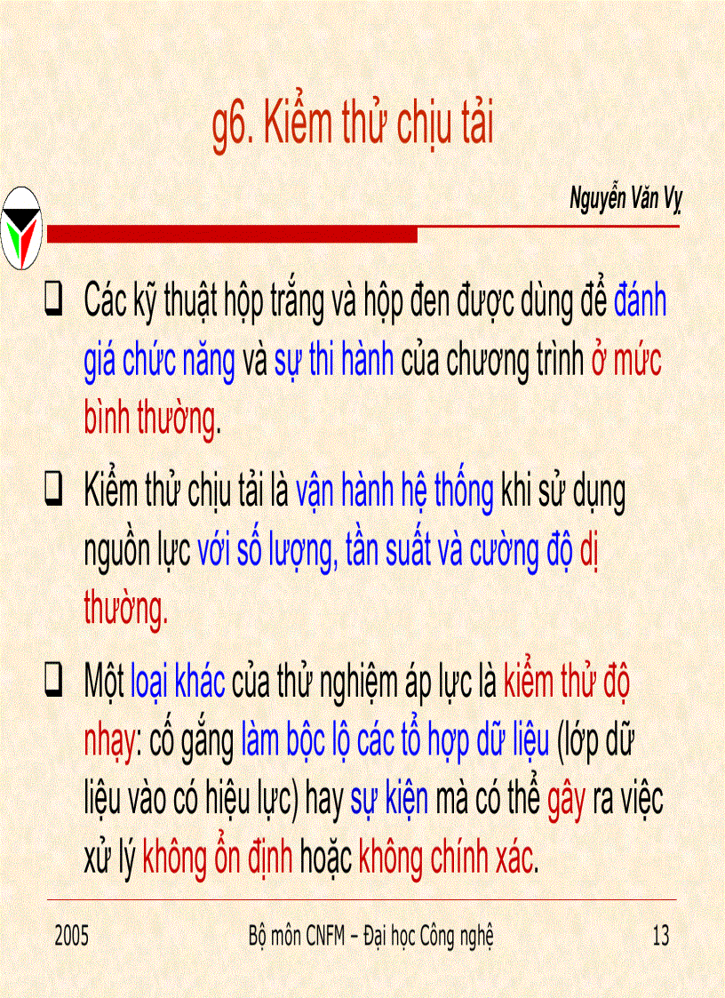 image for page Bảo đảm chất lượng phần mềm và kiểm thử