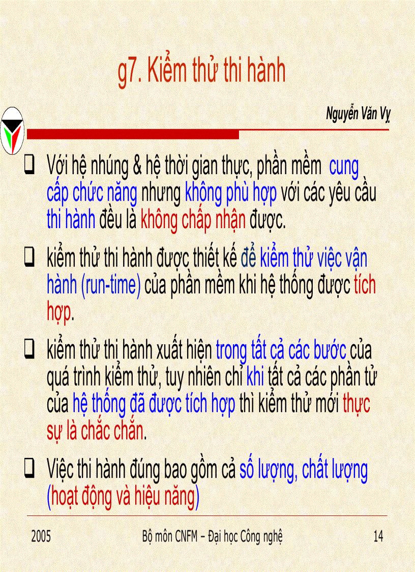 image for page Bảo đảm chất lượng phần mềm và kiểm thử