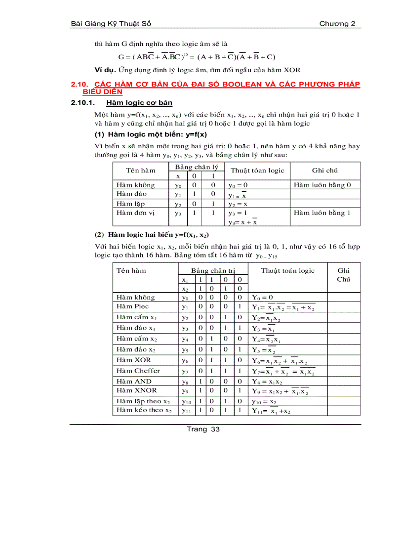 image for page Đại số boolean và các cổng logic