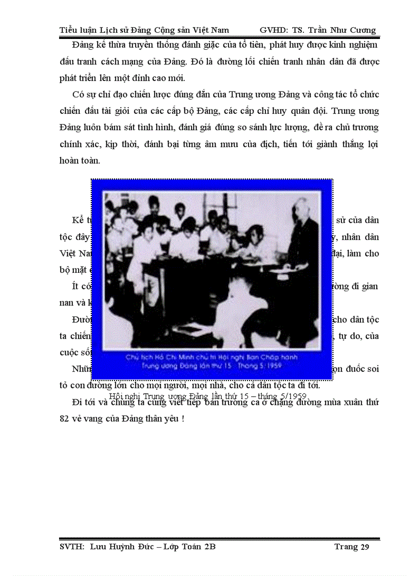 image for page Tiểu luận Đường lối cách mạng của đảng cộng sản Việt Nam Ánh sáng chỉ đường cho dân tộc chiến đấu và chiến thắng 1