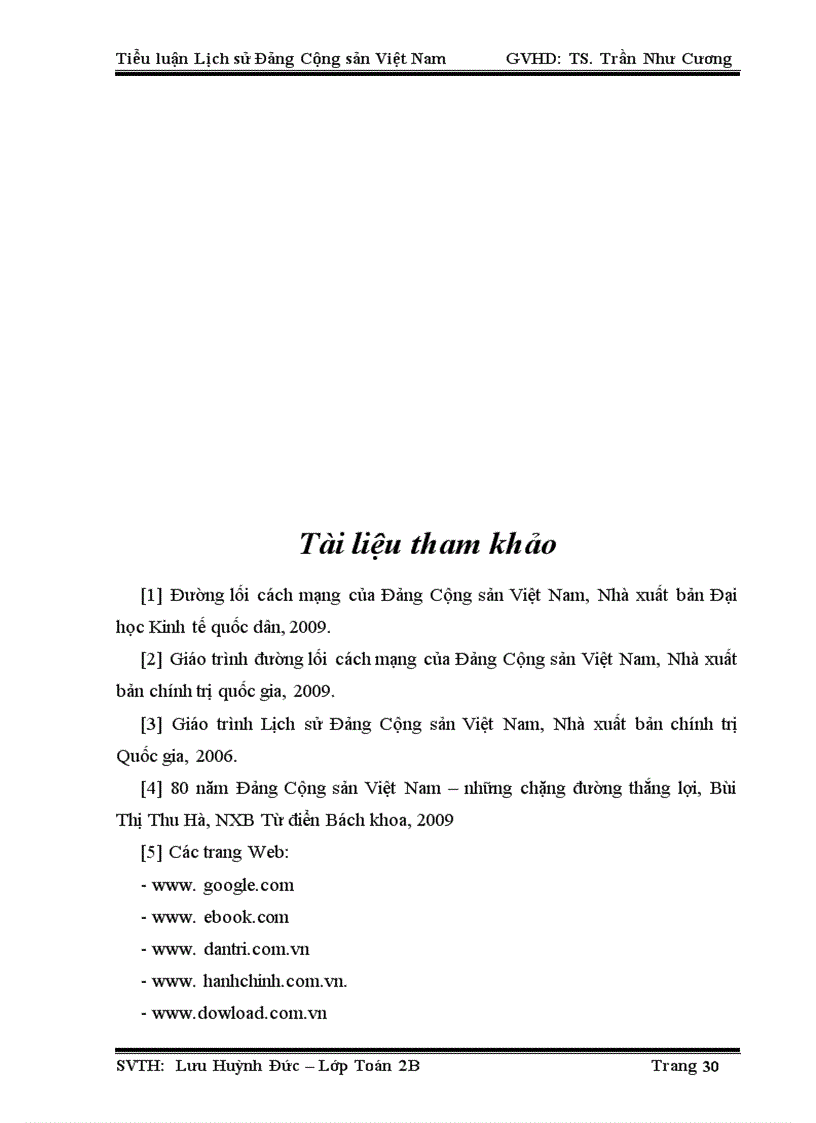 image for page Tiểu luận Đường lối cách mạng của đảng cộng sản Việt Nam Ánh sáng chỉ đường cho dân tộc chiến đấu và chiến thắng 1