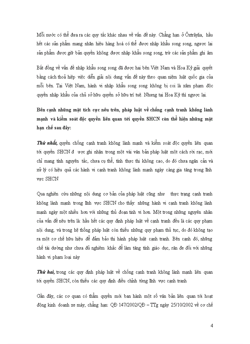 image for page Thực trạng những mặt tích cực và hạn chế trong pháp luật về quyền sở hữu trí tuệ liên quan đến cạnh trang ở việt nam