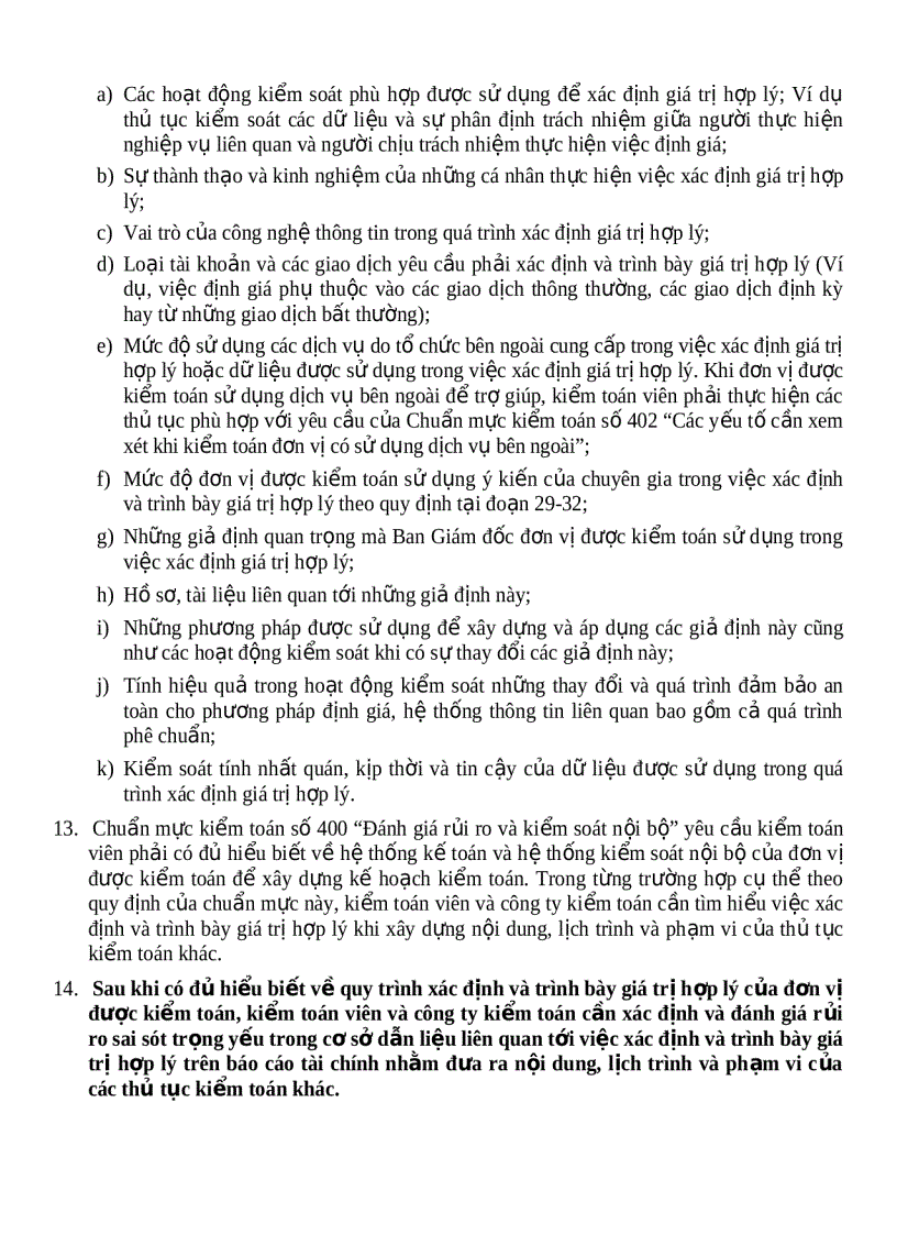 image for page Hệ thống chuẩn mực kiểm toán việt nam chuẩn mực số 545