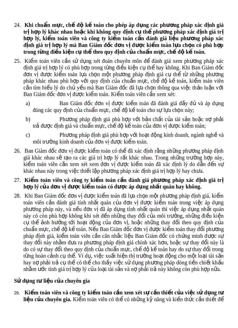 image for page Hệ thống chuẩn mực kiểm toán việt nam chuẩn mực số 545