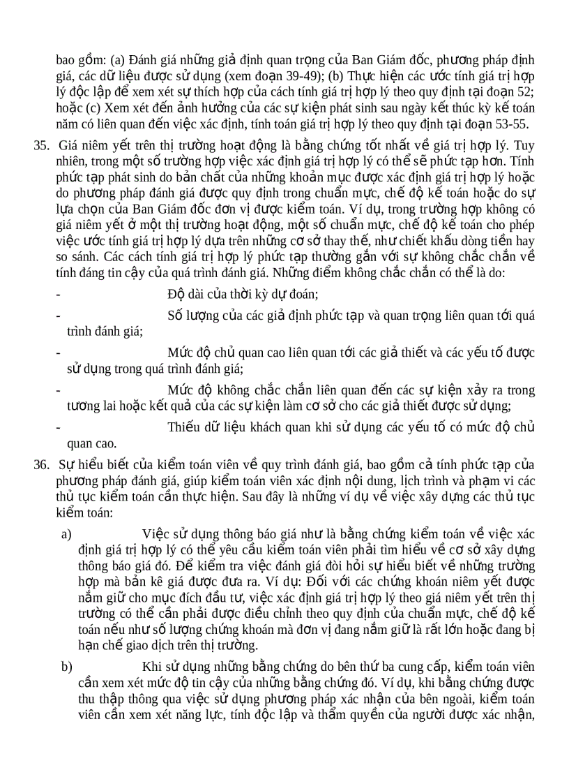 image for page Hệ thống chuẩn mực kiểm toán việt nam chuẩn mực số 545