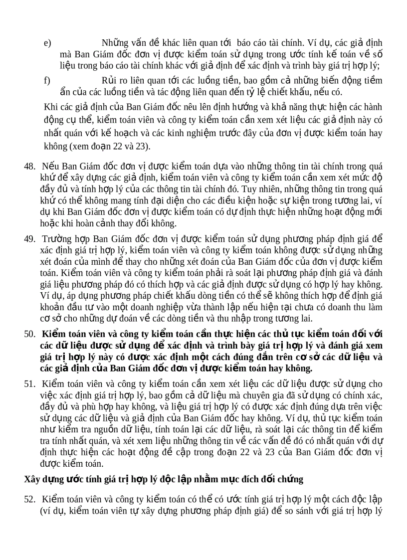 image for page Hệ thống chuẩn mực kiểm toán việt nam chuẩn mực số 545