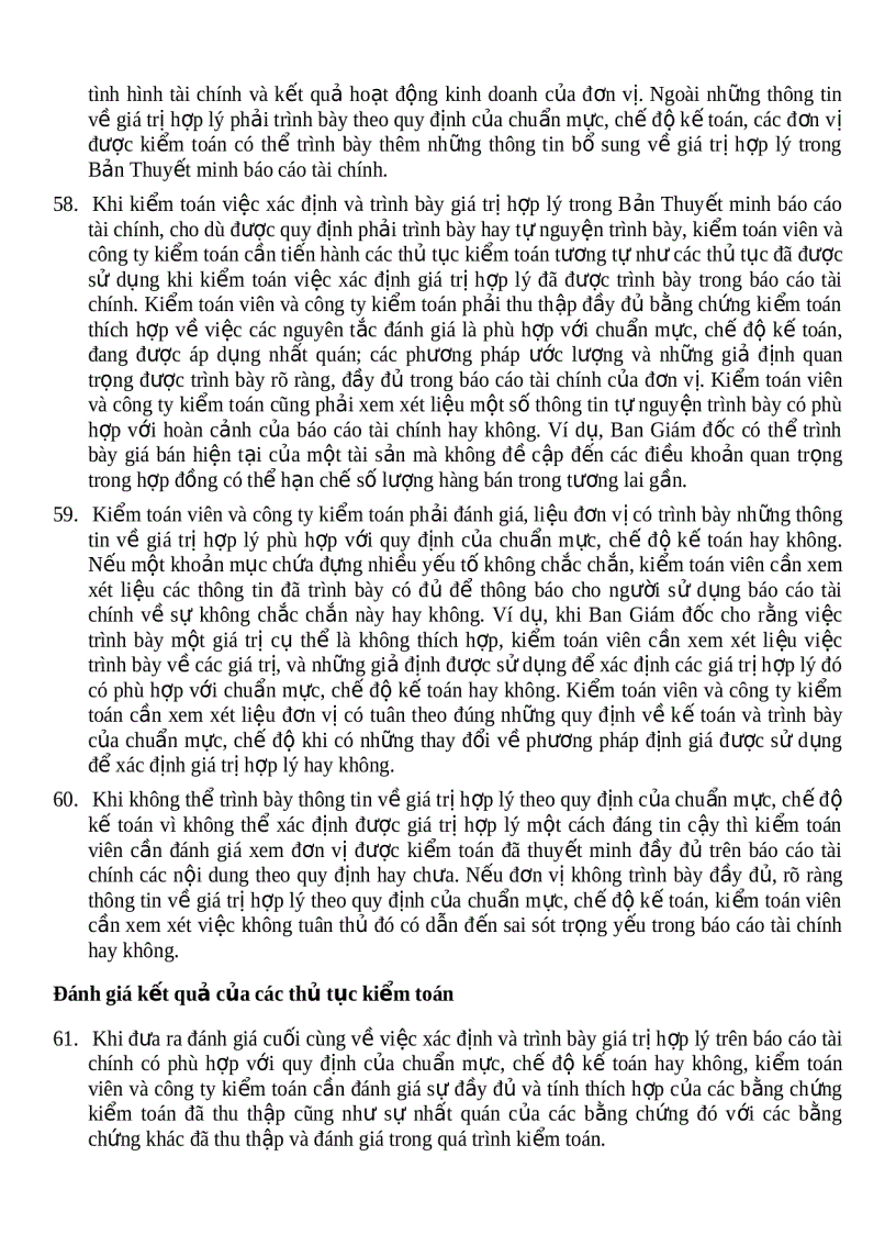 image for page Hệ thống chuẩn mực kiểm toán việt nam chuẩn mực số 545