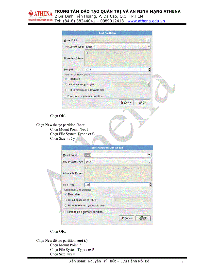 image for page Tài liệu hướng dẫn cấu hình các dịch vụ mạng trên Linux Demo trên CenOs