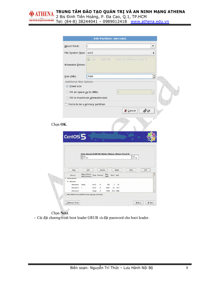 image for page Tài liệu hướng dẫn cấu hình các dịch vụ mạng trên Linux Demo trên CenOs