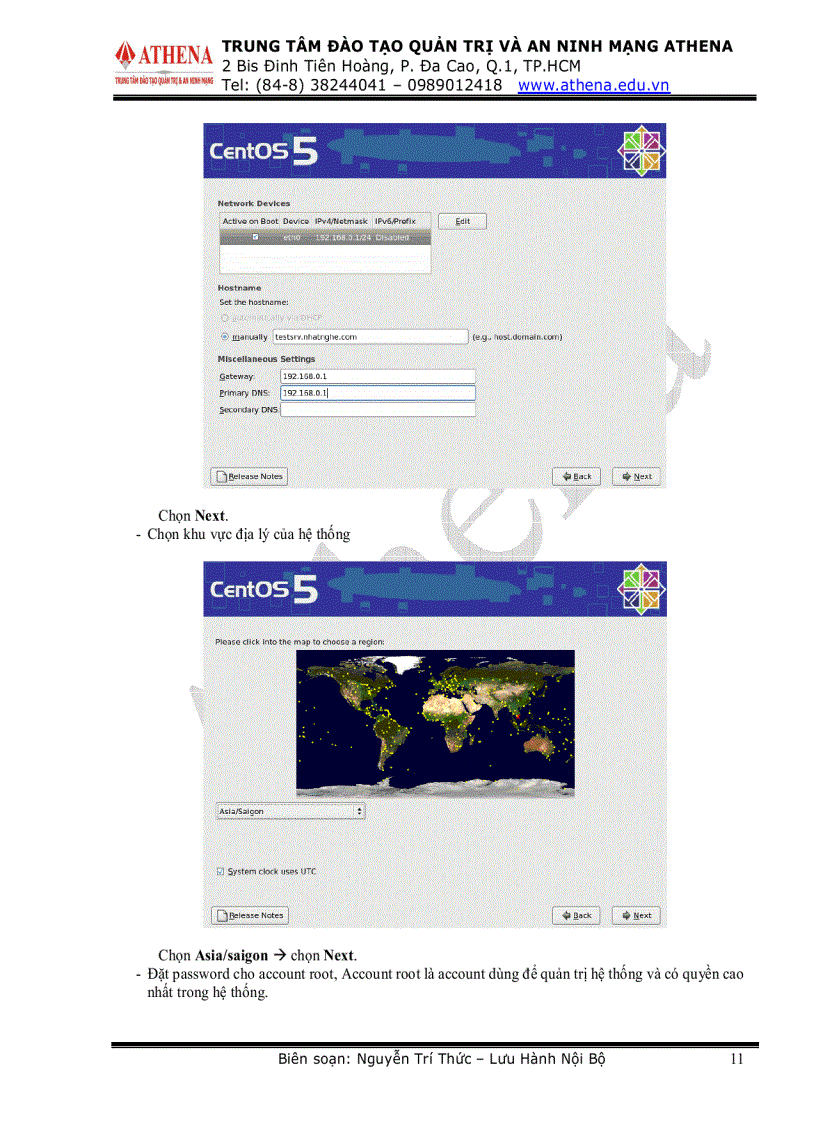 image for page Tài liệu hướng dẫn cấu hình các dịch vụ mạng trên Linux Demo trên CenOs