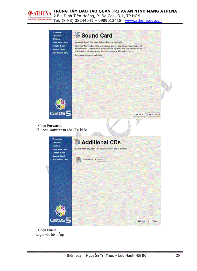 image for page Tài liệu hướng dẫn cấu hình các dịch vụ mạng trên Linux Demo trên CenOs