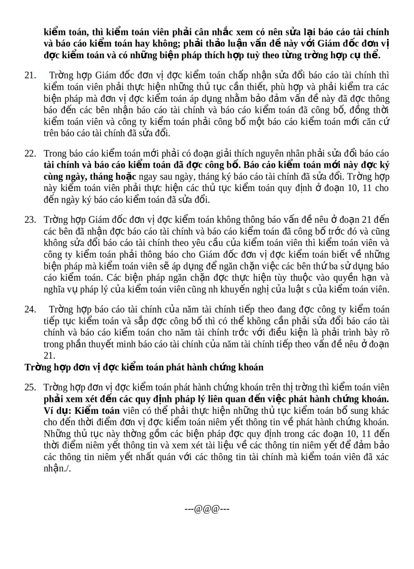 image for page Hệ thống chuẩn mực kiểm toán Việt Nam Chuẩn mực số 560