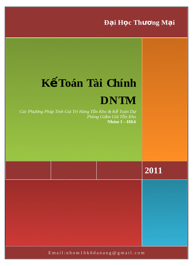 image for page Kế Toán Tài Chính DNTM Các Phương Pháp Tính Giá Trị Hàng Tồn Kho Kế Toán Dự Phòng Giảm Giá Tồn Kho