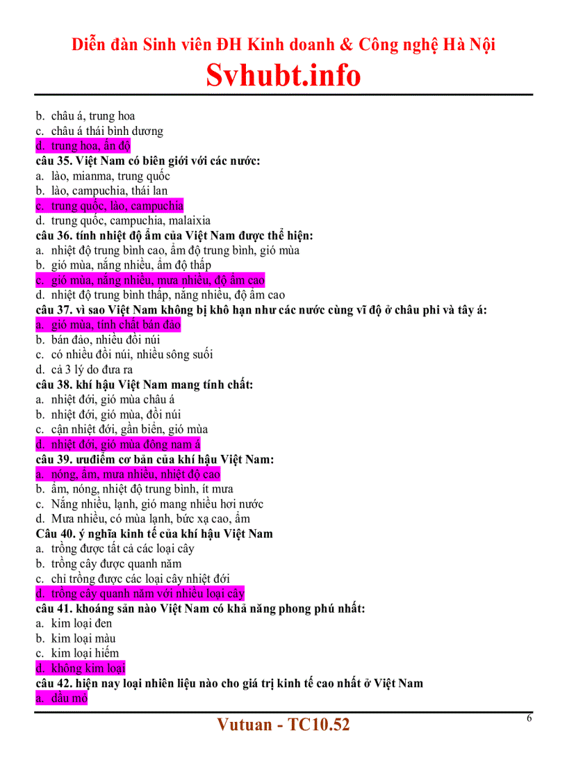 image for page Trắc nghiệm địa lý kinh tế