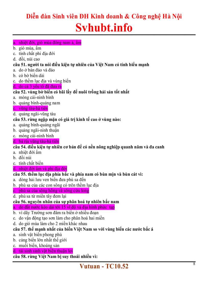 image for page Trắc nghiệm địa lý kinh tế