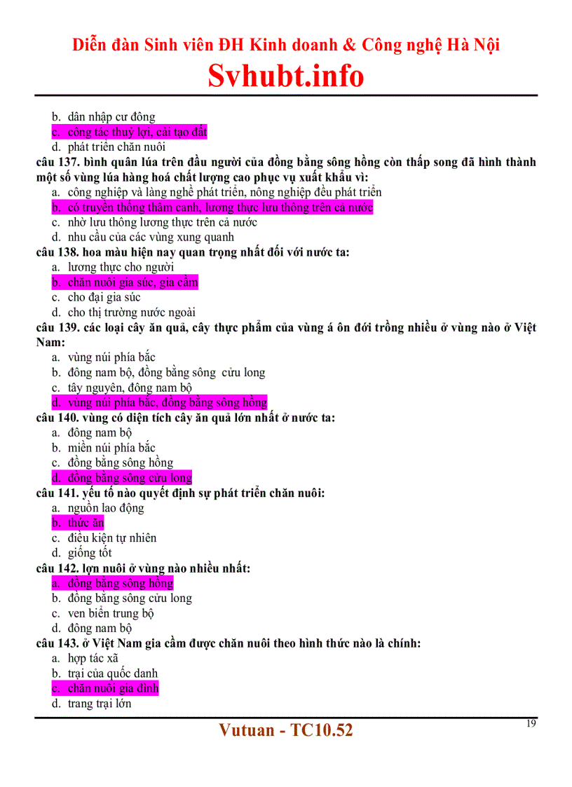 image for page Trắc nghiệm địa lý kinh tế