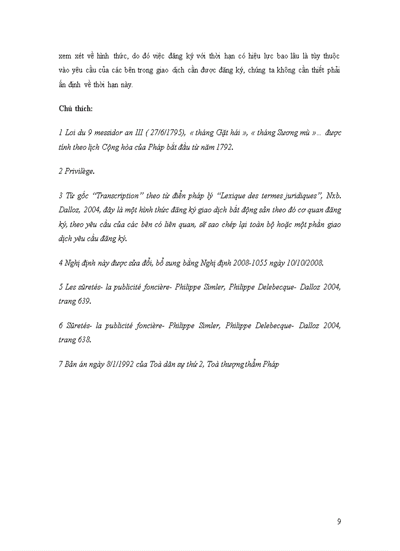 image for page Đăng ký giao dịch bất động sản trong luật dân sự pháp và so sánh với việc đăng ký giao dịch bảo đảm ở việt nam