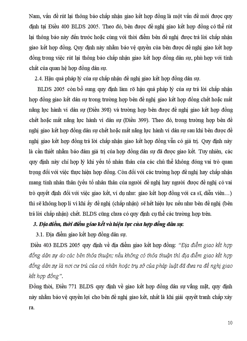 image for page Hợp đồng dân sự và giao kết hợp đồng dân sự