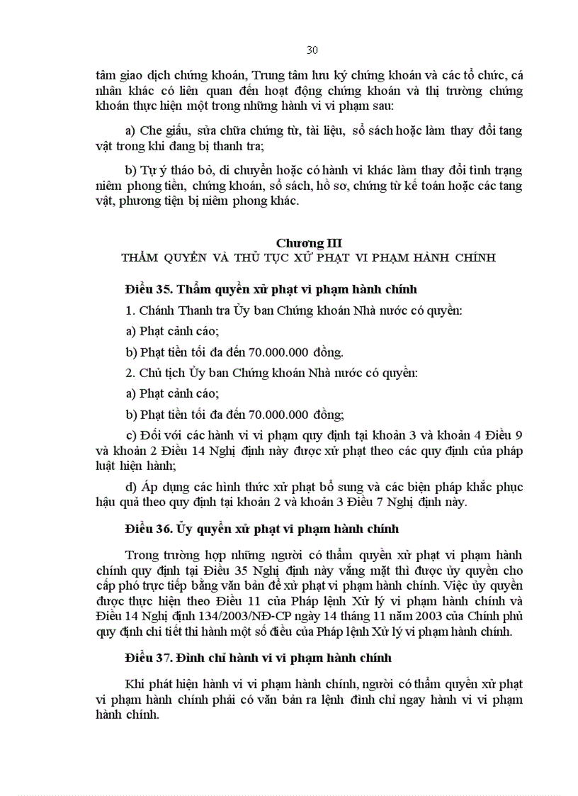 image for page Về xử phạt vi phạm hành chính trong lĩnh vực chứng khoán và thị trường chứng khoán