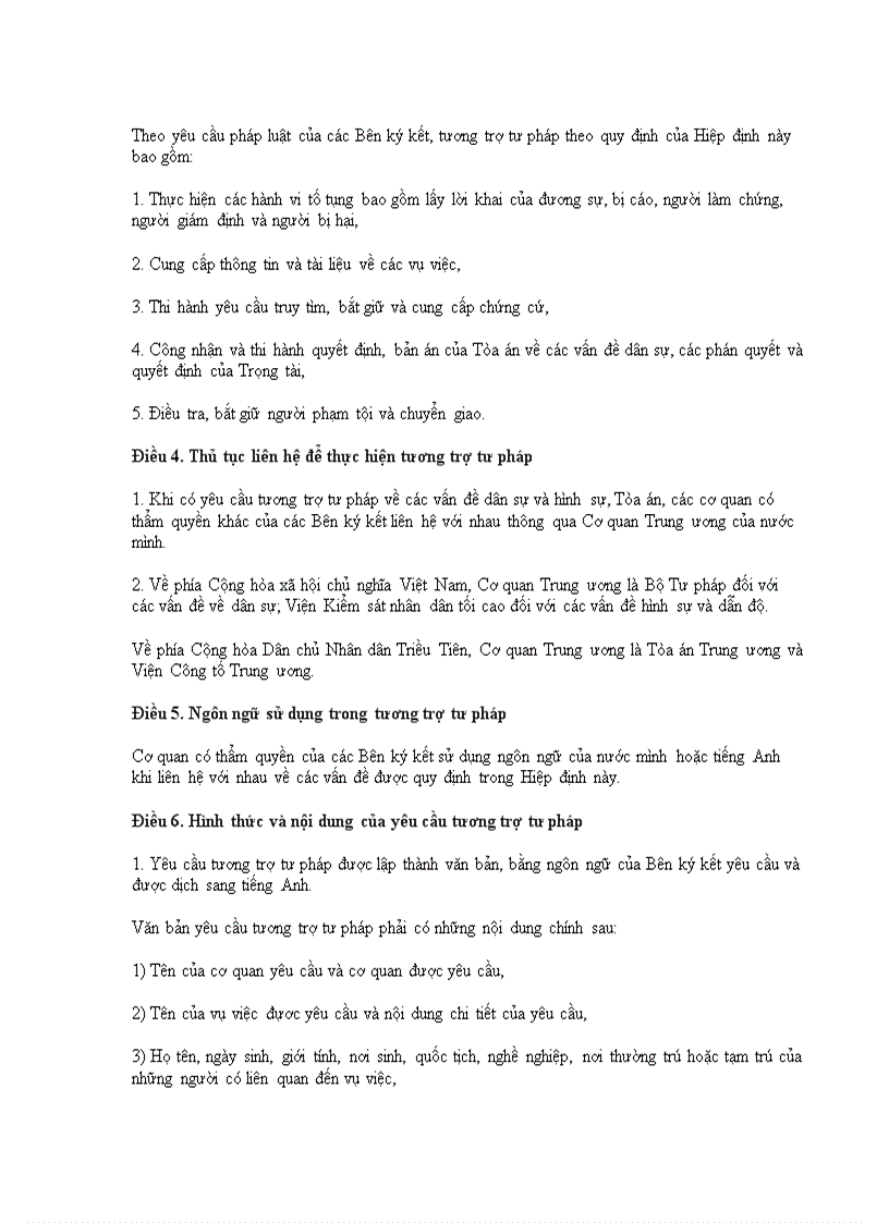 image for page Hiệp định tương trợ tư pháp việt nam triều tiên