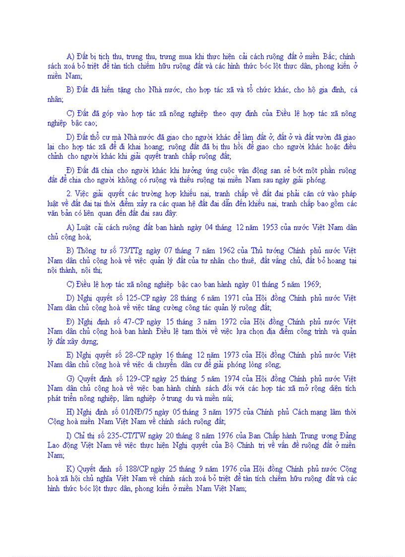 image for page Về thi hành luật đất đai